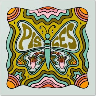 Pisces Butterfly Posters and Art